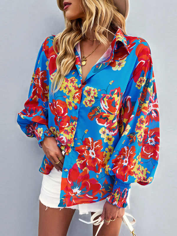 Women's fashion commuter long sleeve versatile Shirt Top